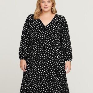 Black and White Polka Dot Dress size 2 X